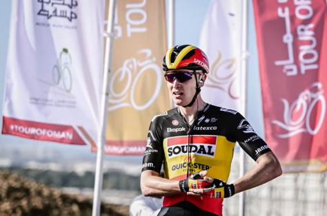 Finishphoto of Tim Merlier winning Tour of Oman Stage 1.