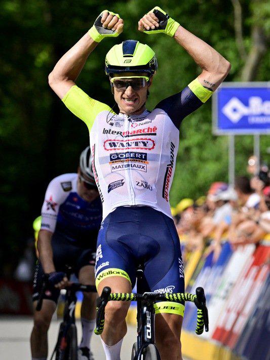 Finishphoto of Quinten Hermans winning Baloise Belgium Tour Stage 4.