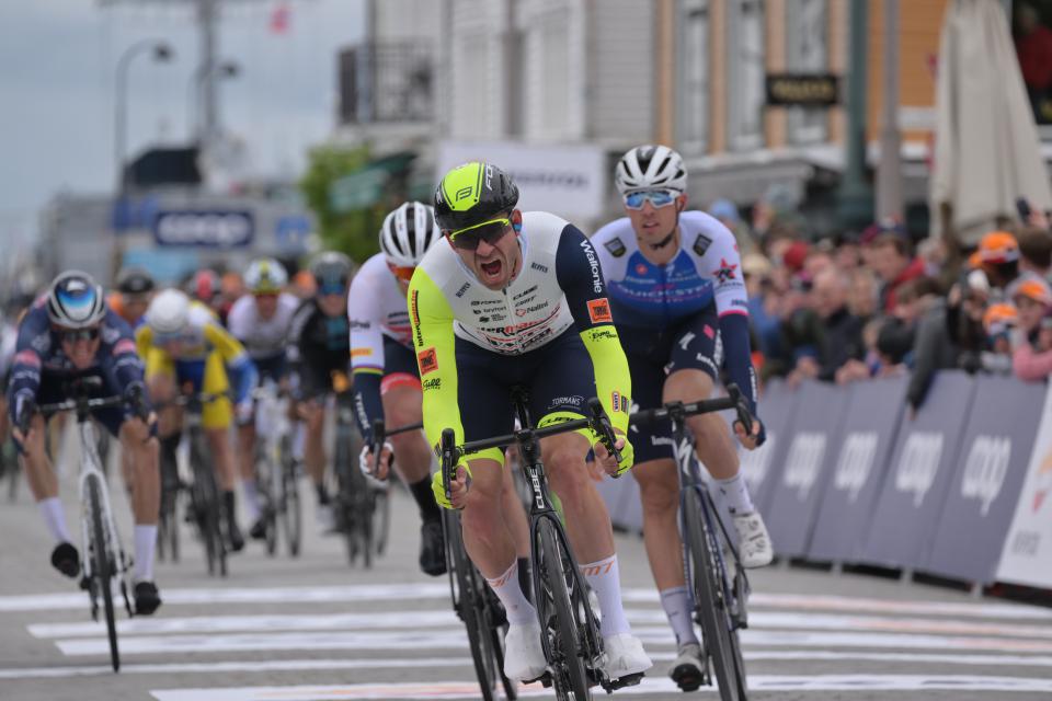 Finishphoto of Alexander Kristoff winning Tour of Norway Stage 6.