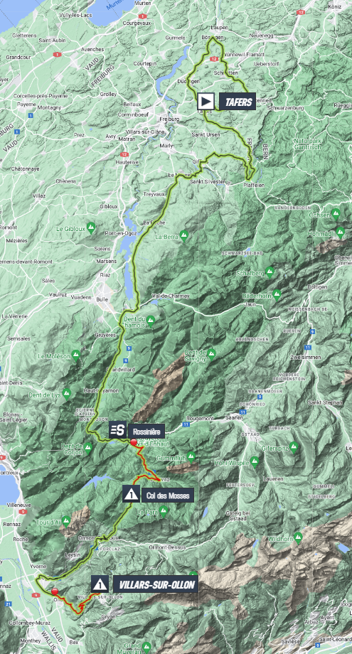 E3 mar 13/06 Tafers Villars sur Ollon 144 km départ 13h40 Tour-de-suisse-2023-stage-3-map-2081e154aa