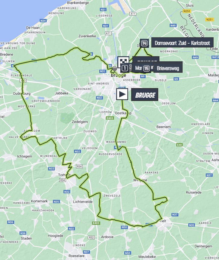 05/05/2024 05/05/2024 Elfstedenronde Brugge C4 Circuit-des-xi-villes-2023-result-map-8611bdc983