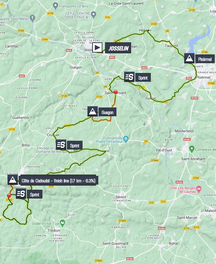 Optakt Grand Prix du Morbihan (GP de Plumelec) Feltet.dk