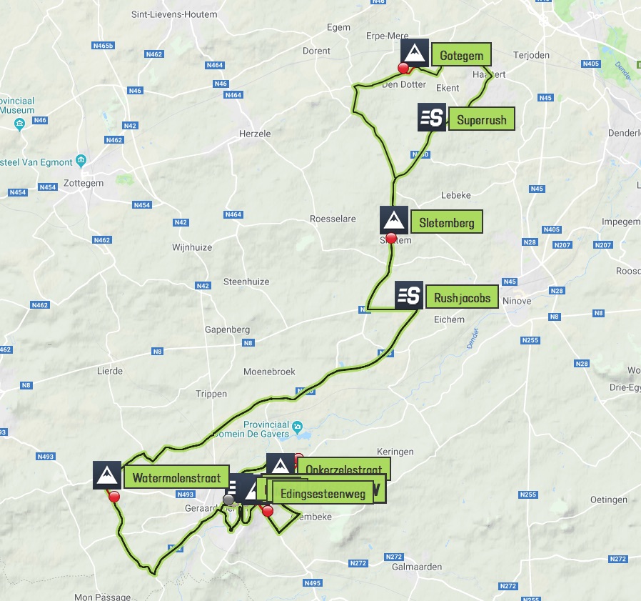 mapa lotto Lotto Belgium Tour 2018 | Stage 3 | Mapa de la carrera