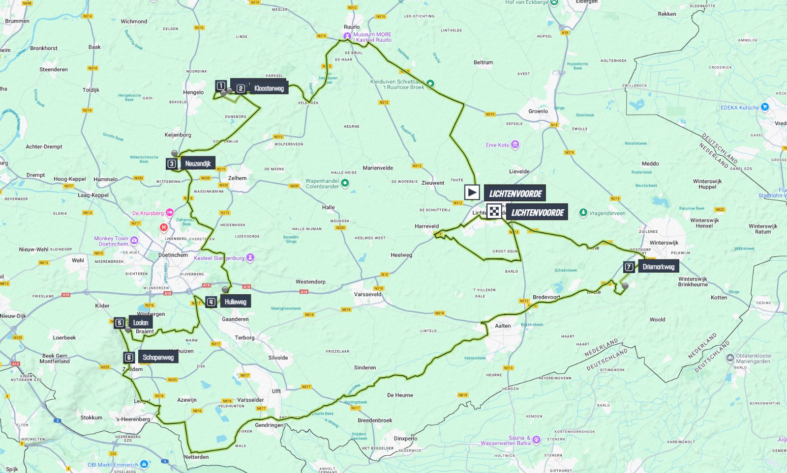 Stage profiles Simac Ladies Tour 2025 Stage 6