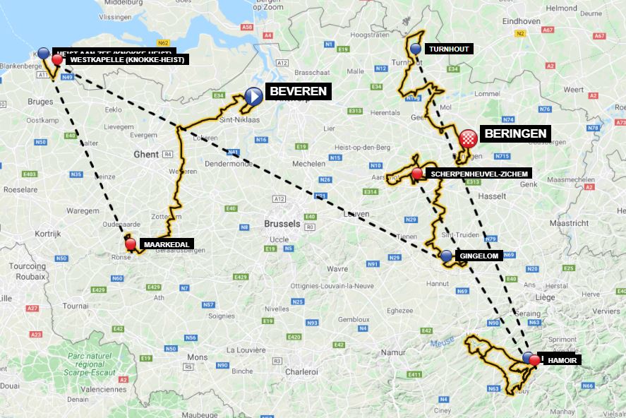 baloise belgium tour etappes