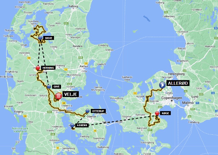 16.08.2022 20.08.2022 PostNord Danmark Rundt - Tour of Denmark T4 Tour-of-denmark-2022-map-9e4b003ff2