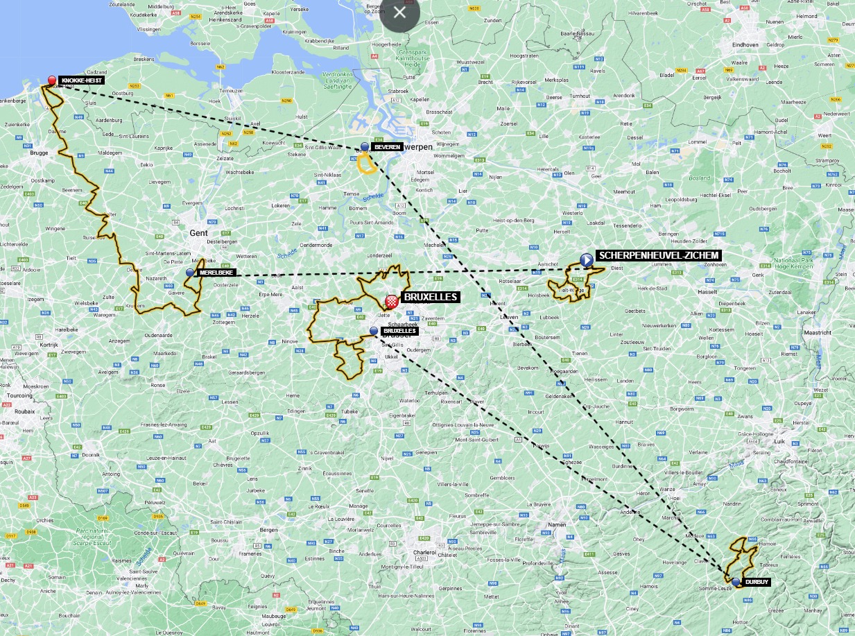 baloise belgium tour route