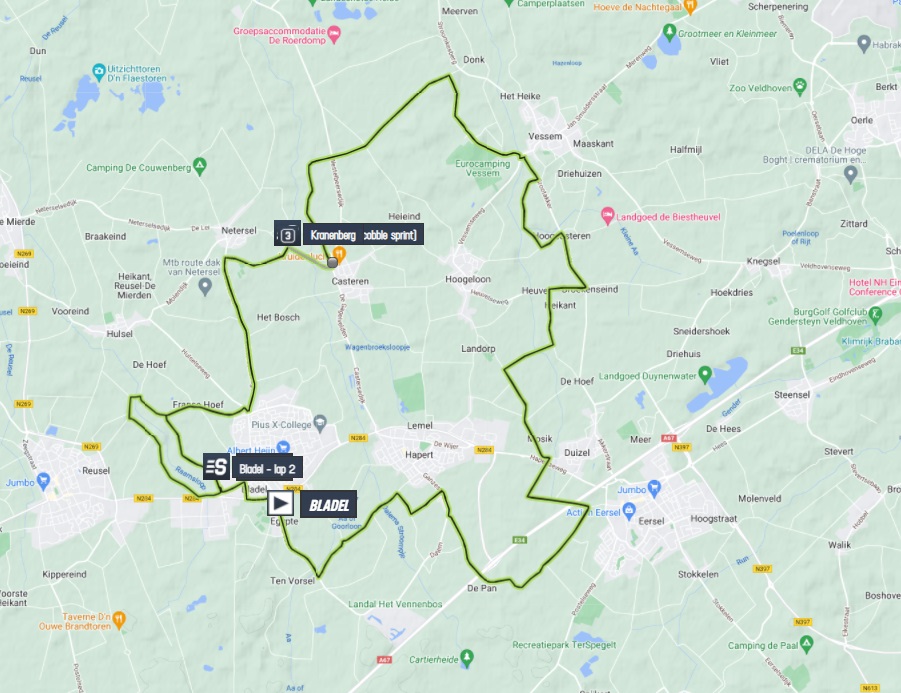 Stage profiles Acht van Bladel 2022 Stage 1