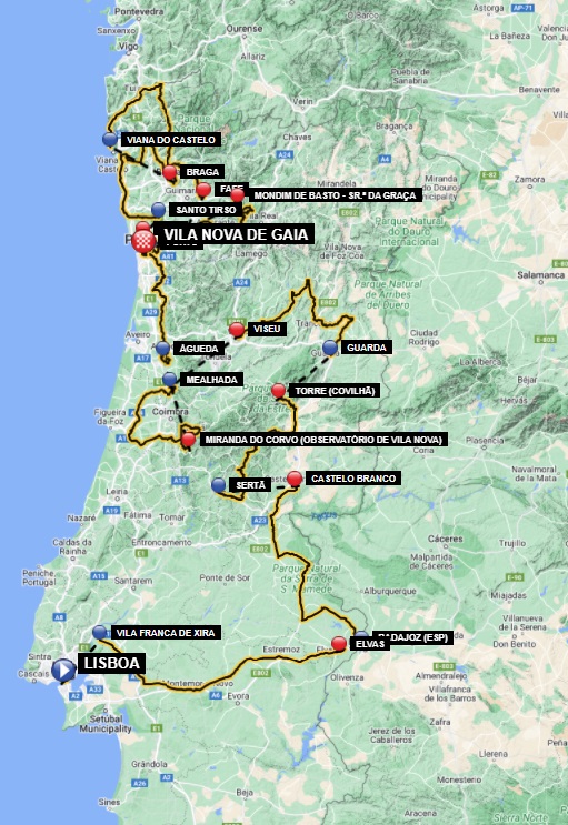 04.08.2022 15.08.2022 Volta a Portugal em Bicicleta T5 Volta-a-portugal-2022-map-7434806e77