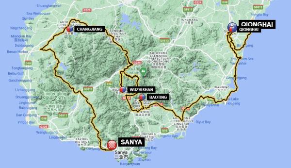 05/09/2023 09/10/2023 Tour of Hainan T5 Tour-of-hainan-2023-map