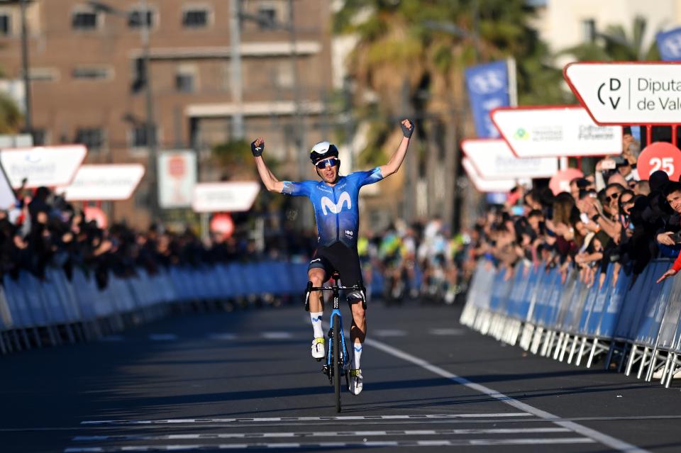 Finishphoto of Will Barta winning Volta a la Comunitat Valenciana Stage 5.