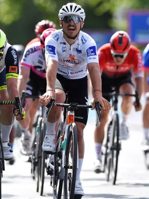 Finishphoto of Jason Tesson winning 4 Jours de Dunkerque / Grand Prix des Hauts de France Stage 2.