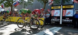 Finishphoto of Peter Sagan winning Tour de France Stage 16.