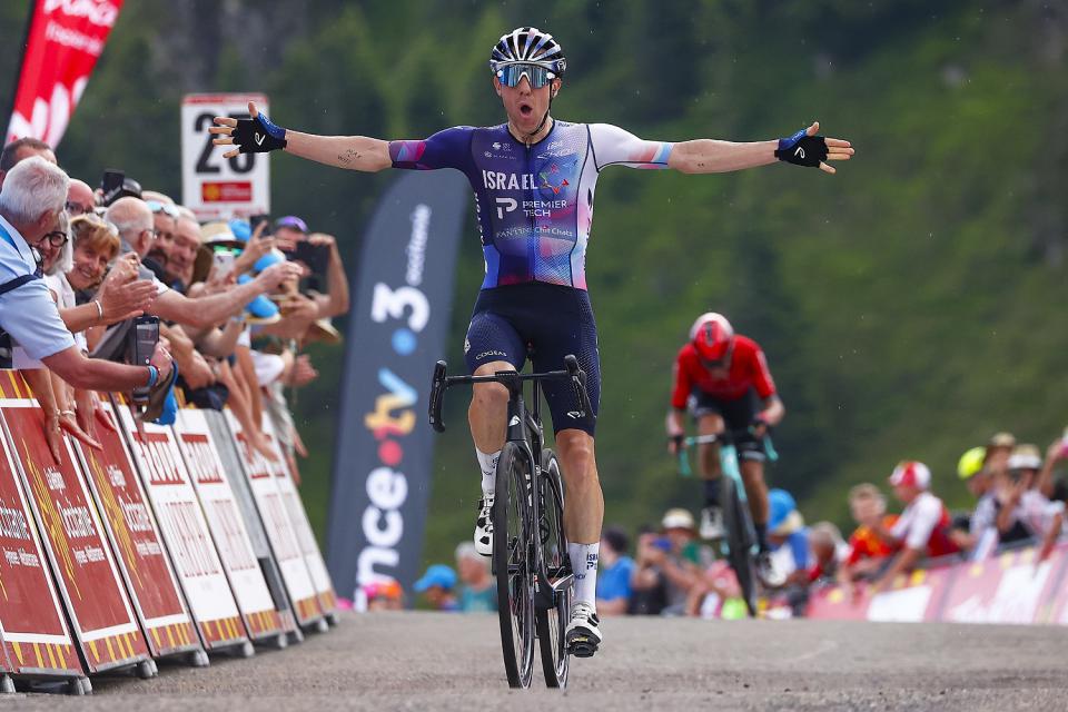 Finishphoto of Michael Woods winning La Route d'Occitanie - La Dépêche du Midi Stage 3.